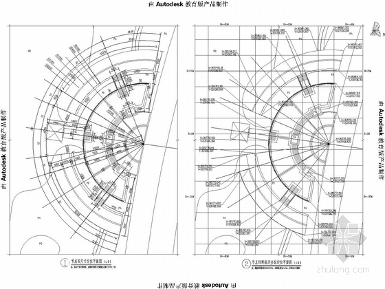 [湖北]滨湖公园景观规划设计施工图-平面布置施工图