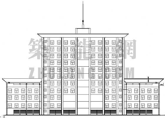 公安局建筑方案文本资料下载-某公安局建筑设计方案