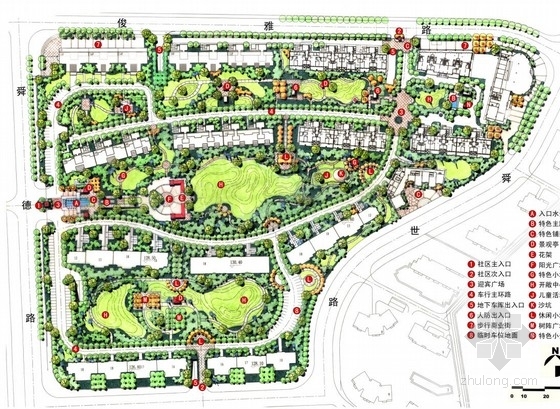 安徽居住区景观设计方案资料下载-[济南]居住区景观设计方案