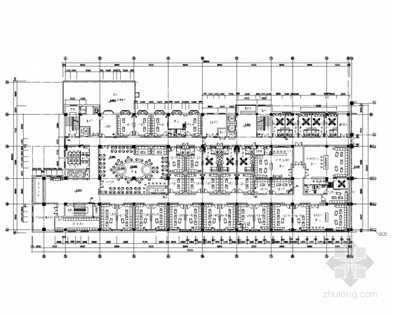 河北ktv设计资料下载-[河北]某高档华丽酒店KTV室内设计CAD施工图