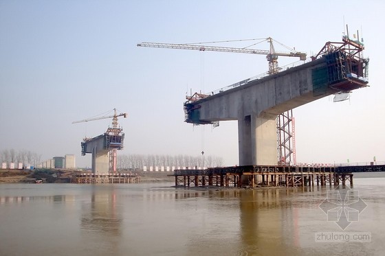 特大桥梁施工方案资料下载-40+56+40m连续梁特大桥梁体施工方案（225页 含CAD设计图 受力图 计算书）
