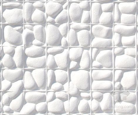鹅卵石铺装贴平面图资料下载-白色鹅卵石装饰