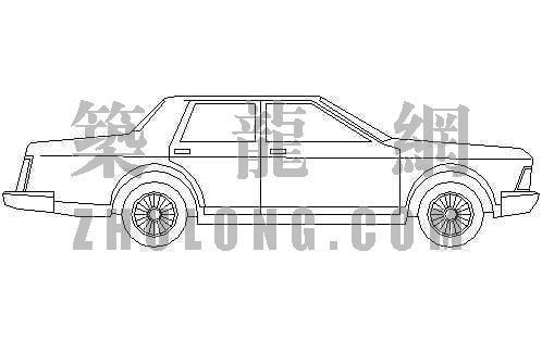 小汽车CAD图块资料下载-轿车1