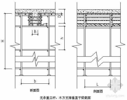 梁侧模板加固资料下载-上海某公寓楼梁、柱模板计算书（胶合板）