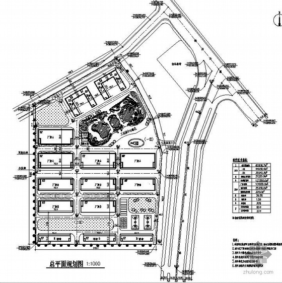 村庄规划图施工图资料下载-[云南]某厂区规划图