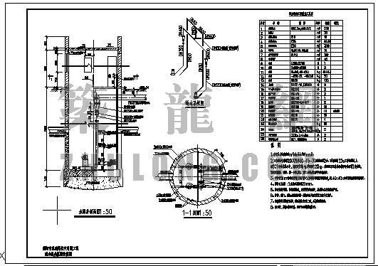 水泵安装图CAD资料下载-雨水泵井机械安装图