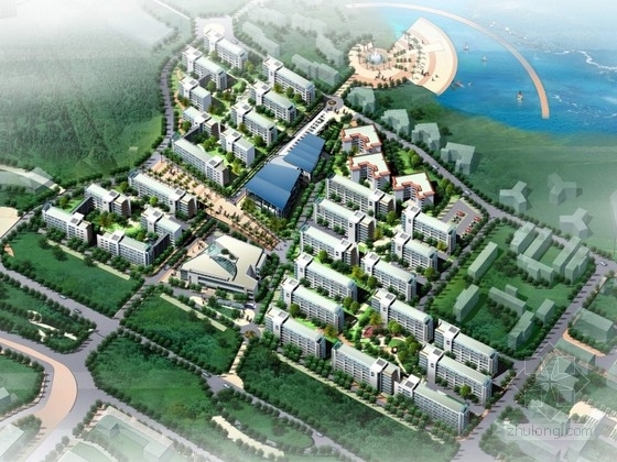 宿舍规划设计方案资料下载-[广东]某核电站宿舍区规划设计方案文本
