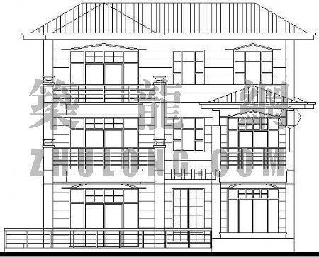 别墅成套建筑图资料下载-别墅建筑施工图