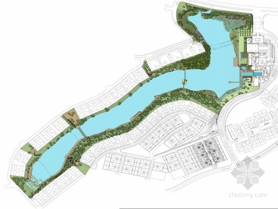泳池儿童戏水池资料下载-[深圳]滨湖会所景观规划设计方案（知名设计公司）