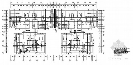 16层住宅结构dwg资料下载-南阳市某16层剪力墙住宅结构设计图