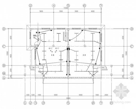 单层别墅CAD图纸资料下载-多层别墅全套电气施工图纸