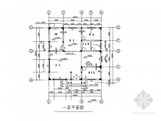 [合集]7套新农村自建房建筑施工图（含效果图）-7套新农村自建房建筑平面图