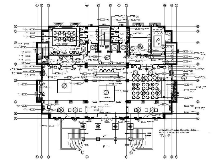 建筑施工图设计售楼资料下载-[辽宁]欧式售楼处及会所设计施工图（含效果图）