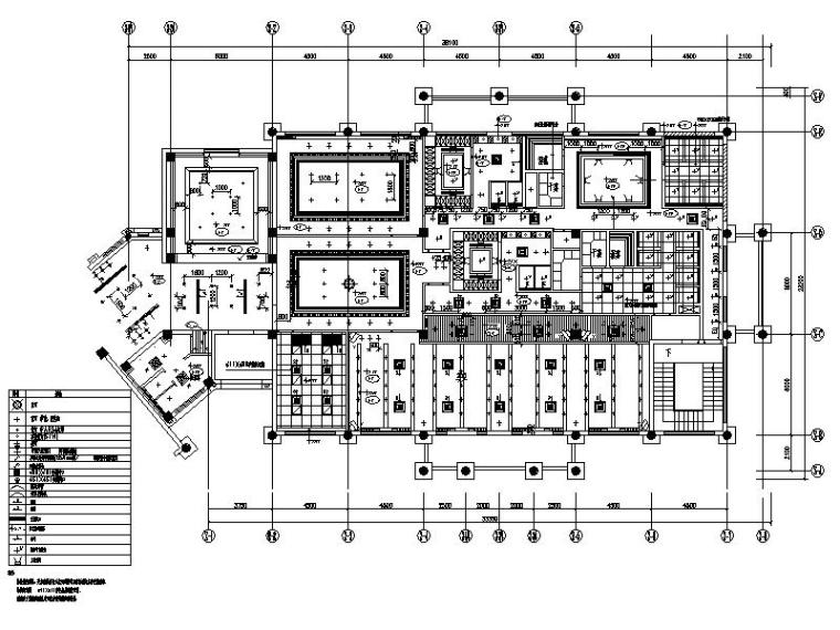 图书室室内设计图资料下载-现代简约大型高档会所室内设计施工图（含效果图）