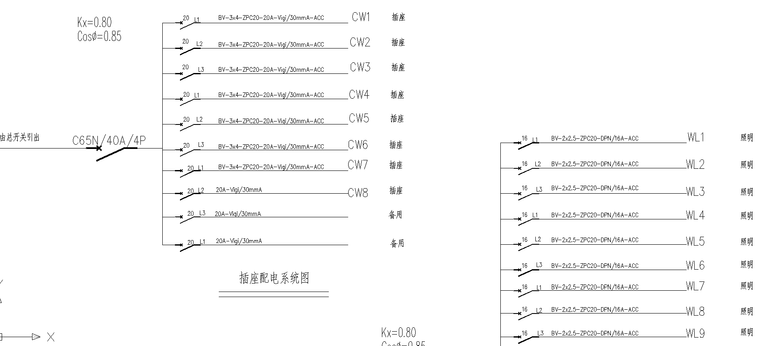 中式茶楼装修风格资料下载-某茶楼电气施工图