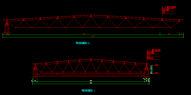钢屋面天沟结构施工图资料下载-玻璃屋面网架结构施工图