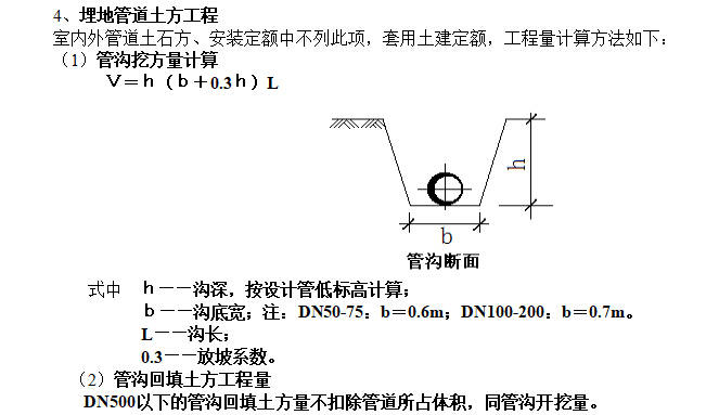 安装工程识图算量及工程造价-电气专业-埋地管道土方工程