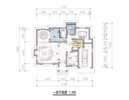 [山西]多层中式风格旅游度假型山地公寓建筑设计方案文本-多层中式风格旅游度假型山地公寓建筑平面图