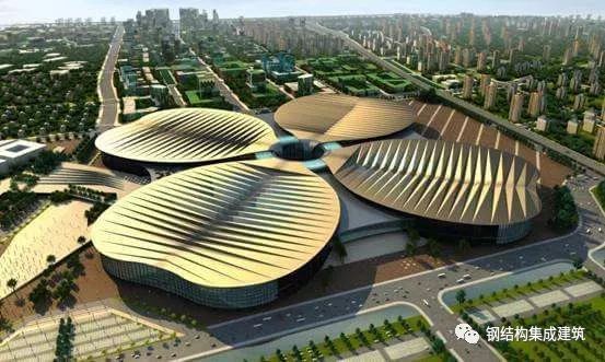 上海老港再生资源利用中心资料下载-[钢结构案例]国内最经典的钢结构建筑BIM应用