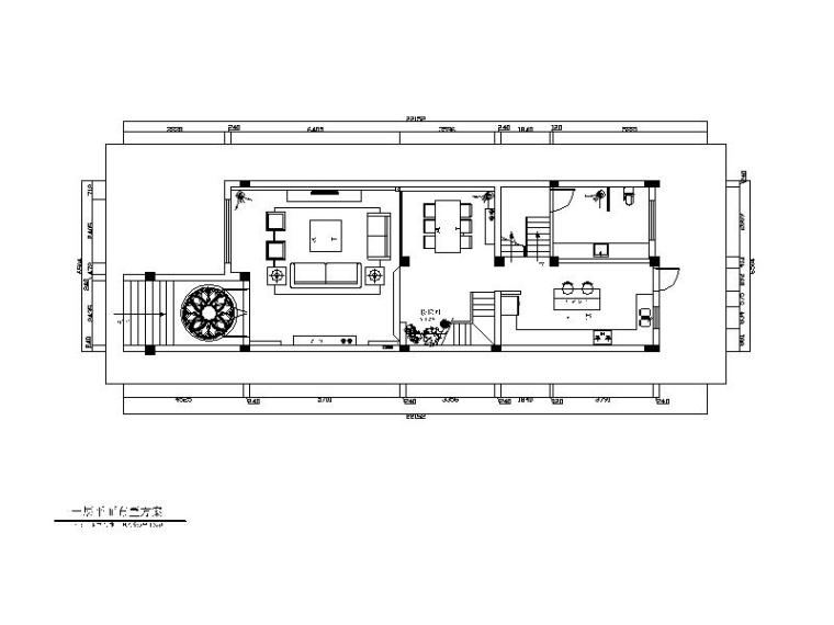 后现代极简风格资料下载-[江苏]现代极简风格别墅住宅CAD施工图（含效果图）