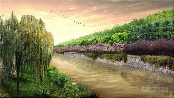 [河北]现代农业园区景观规划设计方案-景观效果图 