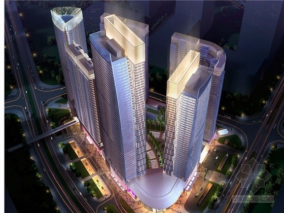 [广东]现代风格超高层商业综合体建筑设计方案文本