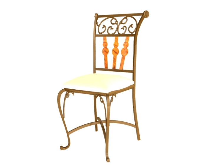 CAD欧式椅子资料下载-欧式简洁椅子3D模型下载