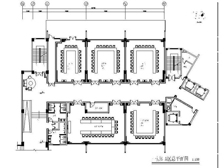 中式餐饮建筑室内设计资料下载-[成都]原生态中式风格茶坊室内设计施工图（含效果图）