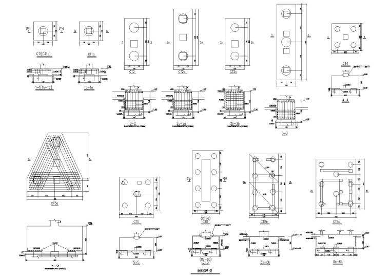 [上海]知名地产艺术中心建筑设计方案文本+建筑施工图+建筑SU模型-基础详图