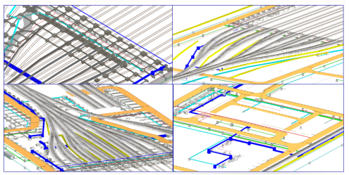 武汉地铁2号线BIM设计成果-综合管线模型
