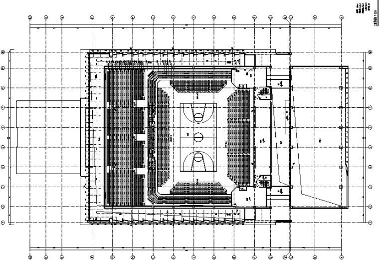 塑料检查井结构图纸资料下载-[天津]体育馆项目施工图（水暖电、结构、建筑）