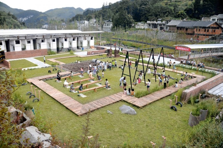 儿童乐园室外施工图资料下载-贵州环境教育主题儿童乐园
