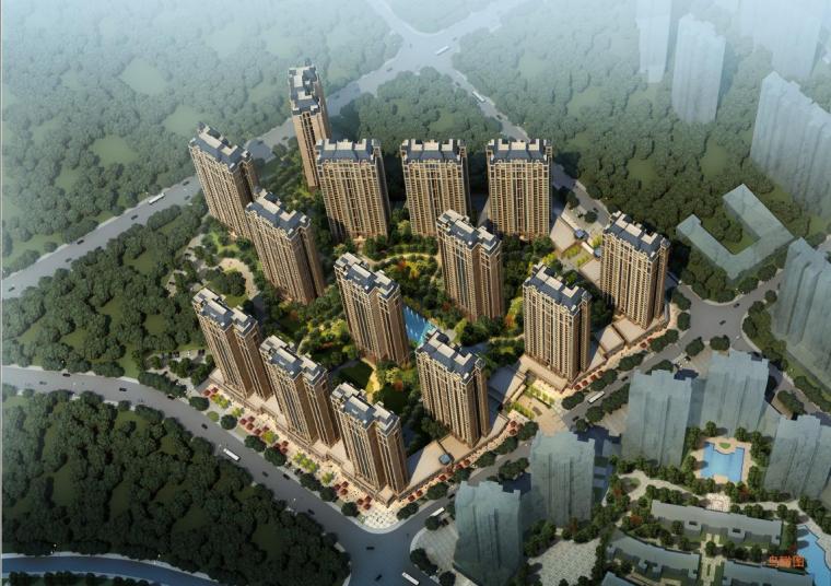 高层塔式住宅方案资料下载-[长沙]高层法式风格塔式住宅建筑设计方案文本