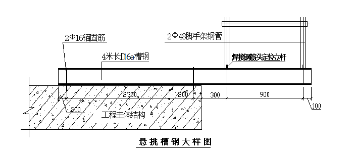 限价商品房悬挑式脚手架搭设方案及计算书_3