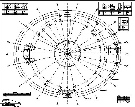[江苏]某文化度假酒店建筑方案（含结构图，模型）-E2层结构图