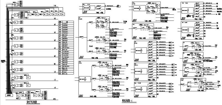 某区粮食局大楼电气全套系统图-配电系统图