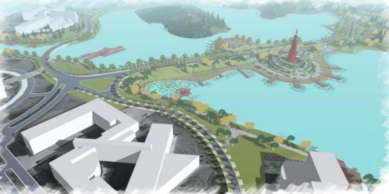 [江苏]南京工程学院校园景观方案规划设计（PDF+71页）-效果图