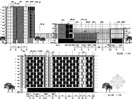 装配式教学楼建筑图资料下载-[上海]党校教学楼及学员楼结构施工图（含详细建筑图）