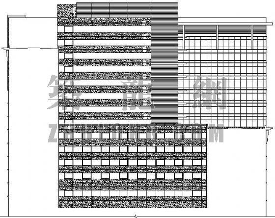 小高层酒店建筑图资料下载-天津市某高层酒店建筑图