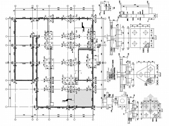 理工学院报告厅资料下载-[安徽]三层框架结构报告厅结构施工图（2015.07出图）