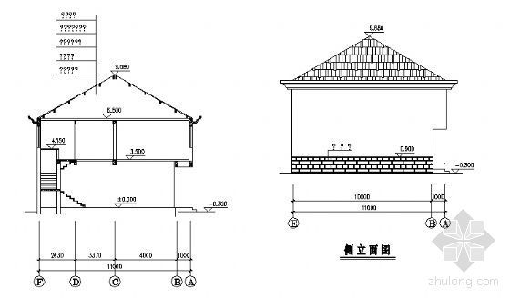 某二层临江营业房建筑施工图-2