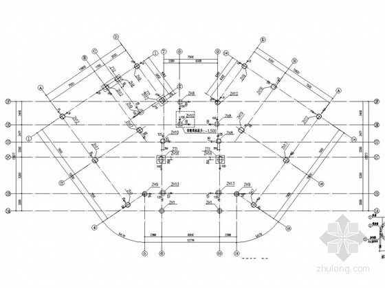 酒店框架结构cad图资料下载-[广西]四层框架结构酒店结构施工图