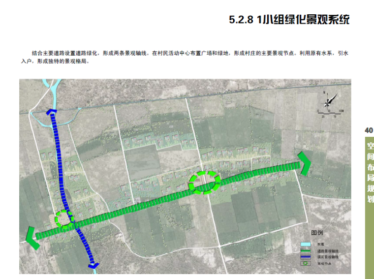 [新疆]阿纳库勒乡新农村规划设计方案文本-小组绿化景观系统