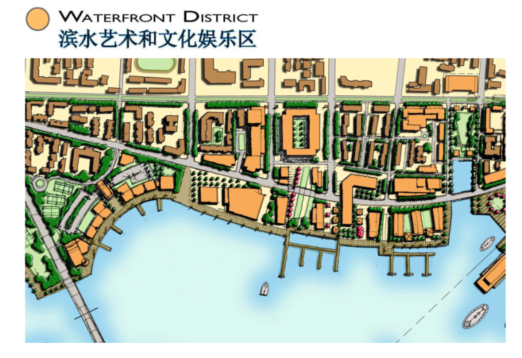 [海南]三亚市蓝色海岸城市设计（商业，滨水）B-3 滨水艺术和文化娱乐区
