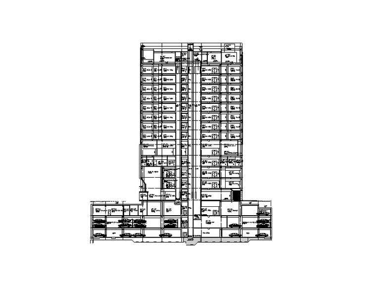 二层人防地下室资料下载-[海南]地下三层医疗中心项目地下室及人防功能建筑全专业图纸