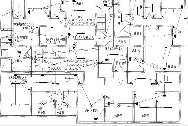 某12层点式住宅电气图-照明