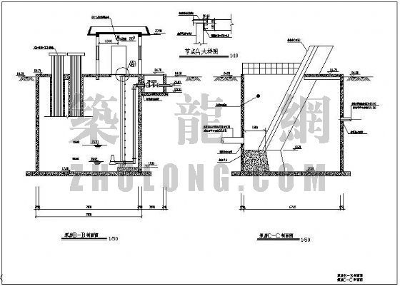 江苏省常州市污水厂资料下载-江苏某市河滨污水处理厂设计图