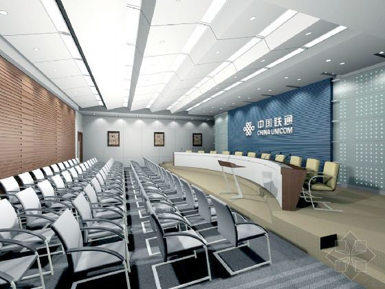 电子会议室系统方案书资料下载-会议室