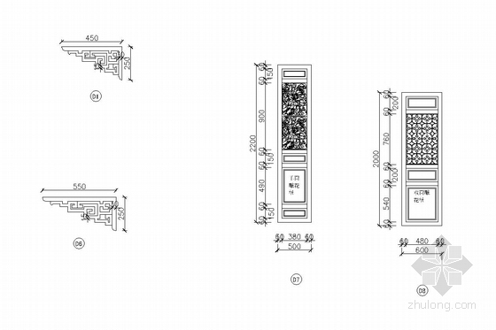 [湖南]大型建设集团总部总裁办公室装修图-[湖南]大型建设集团总部总裁办公室室内装修图大样图