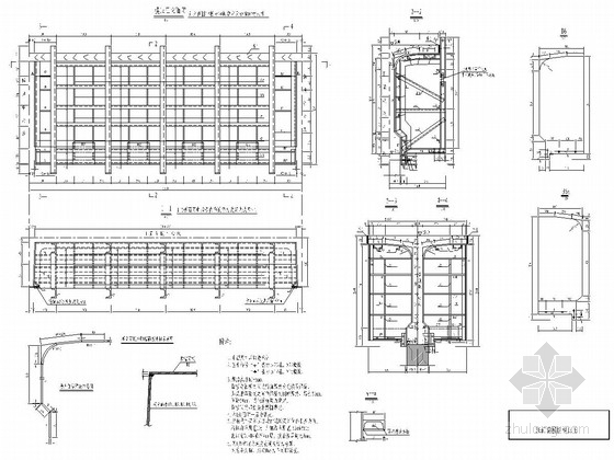 4x16m桥梁设计图资料下载-桥梁工程30米T梁模板设计图（25张）